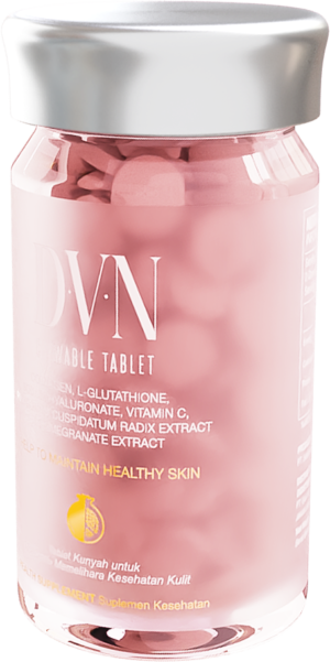 DVN Chewable Tablet - suplemen collagen dan glutathione untuk kesehatan kulit